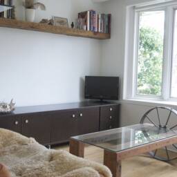 Reclaimed Barn Wood Coffee Table With Antique Farm Wheel - thumbnail 2