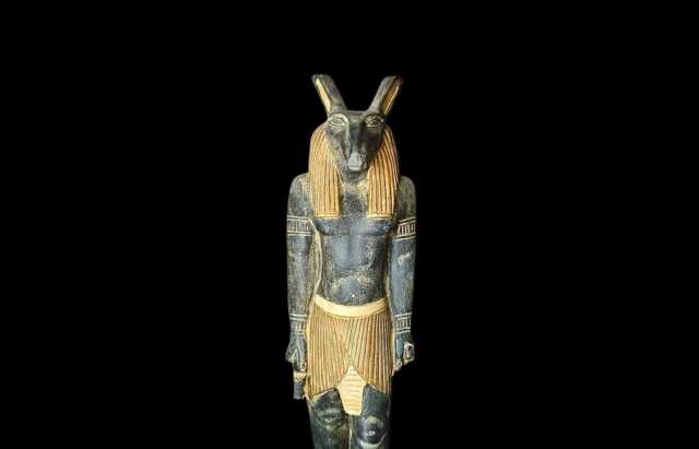 Handcrafted God Seth Statue Authentic Egyptian Decor - image 1