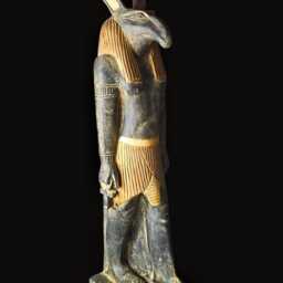 Handcrafted God Seth Statue Authentic Egyptian Decor - thumbnail 3