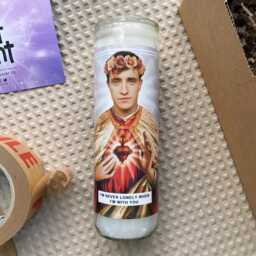 Saint Mescal Prayer Candle Scented Vegan Soy Wax, 120Hr Burn - thumbnail 3