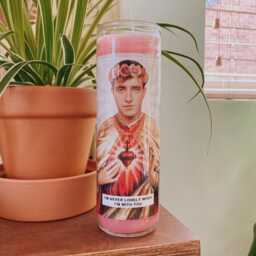 Saint Mescal Prayer Candle Scented Vegan Soy Wax, 120Hr Burn - thumbnail 2