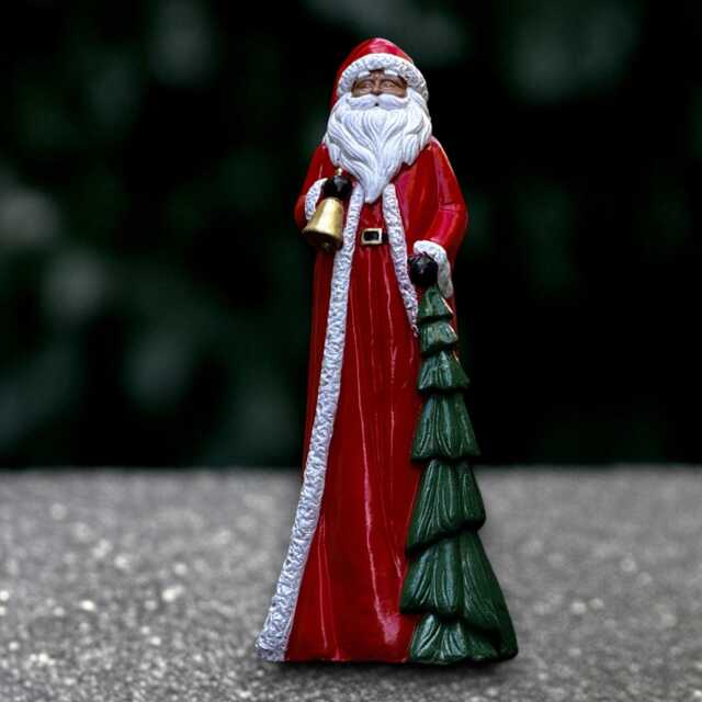 Concrete Santa Claus Statue Stone Christmas Decoration Handmade Father Figure Outdoor Winter Ornament Front Door Sculpture Gift - image 1