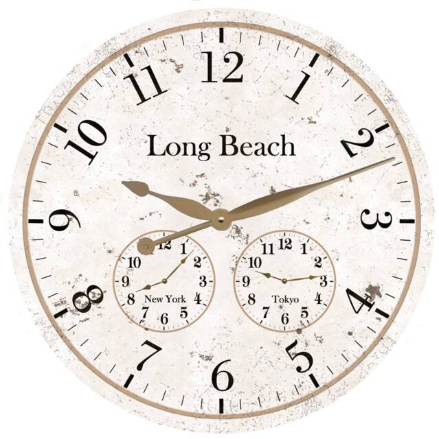 Personalized Time Zone Clock - Multi Wall - image 1