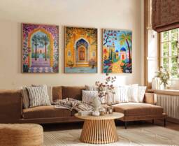 Set Of 3 Uae Poster, Dubai Abu Dhabi Middle East Luxury Wall Decor, Art, Travel Print