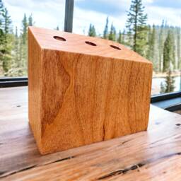 Mid-Century Ash Pencil Holder - thumbnail 3