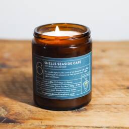 Shells Seaside Irish Soy Candle - Hand Poured in Ireland Coffee Scent Housewarming Gift