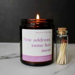 Funny New Home Gift Candle, Moving House For Her - thumbnail 1