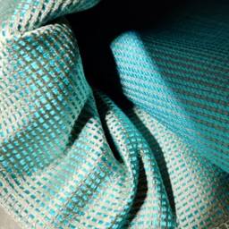 Harlequin Accents Turquoise Luxury Satin Tiny Squares Cushion Cover Textured Fabric, Modern Sofa Bed Pillow - thumbnail 4