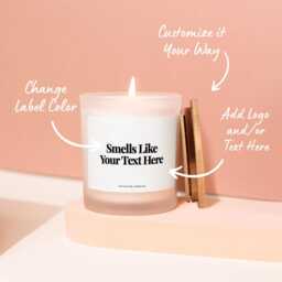 Smells Like Custom Candle, Blank Label Logo, Personalized Gift For Her, Best Friend Gift, Funny Candles, Unique - thumbnail 2