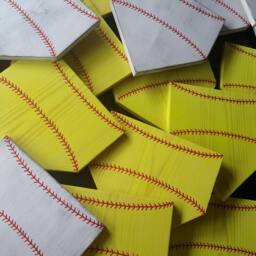 Blank Home Plate Sign - Baseball Wall Decor Do It Yourself Diy Customize Your Own Empty Craft Supplies Softball - thumbnail 4