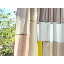 Pojagi Patchwork Curtain Linencotton, Korean Authentic Skills, Customizable Size/Color/Pattern - thumbnail 4