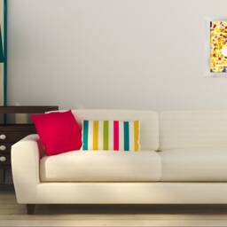 Un Ciel Andalou Fused Glass Wall Lamp, Wandlamp - Nl, Contemporary Art By Lightnouveau - thumbnail 2