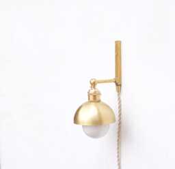 Plug-In Wall Sconce Light, Minimalist Wall Sconce No.0429 - thumbnail 1
