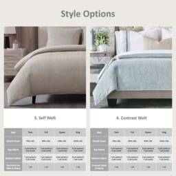 Custom Duvet Cover Bedding Twin Full Queen King Zipper Or Button Closure Crafting Fee - Labor Only - thumbnail 3