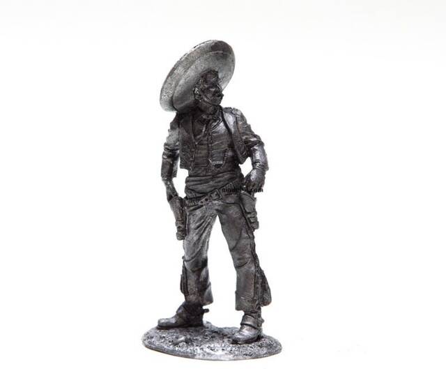 Tin 54mm Mexican Shooter 132 Scale Figurine - image 1