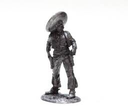 Tin 54mm Mexican Shooter 132 Scale Figurine - thumbnail 1