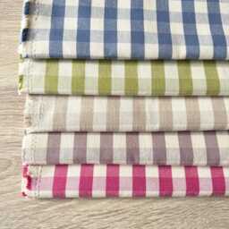 1733. Woven Gingham Check Cream 100% Cotton Cushion Cover Various Sizes - thumbnail 3