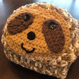 Hooded Sloth Blanket Pattern - thumbnail 3