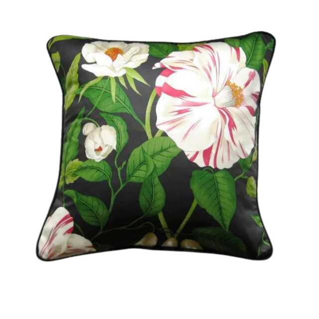 Sanderson Floreanna Cushion Cover Tropical Floral Cotton Chintz Pillow - image 1