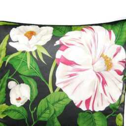 Sanderson Floreanna Cushion Cover Tropical Floral Cotton Chintz Pillow - thumbnail 2