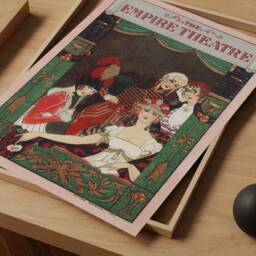 George Barbier Print, Vintage Empire Theater Fashion Illustration - thumbnail 3