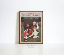 George Barbier Print, Vintage Empire Theater Fashion Illustration - thumbnail 1