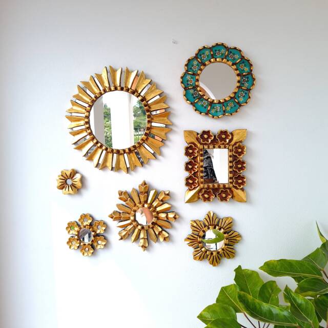 "Peruvian Mirrors ""Sol Turquesa" - image 1