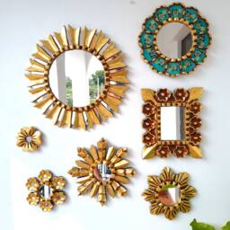 "Peruvian Mirrors ""Sol Turquesa" - thumbnail 2