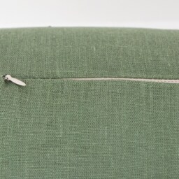 Bolster Pillow Cover Linen Cushion Cover, Neckroll Covers With Zipper Case, Green UK - thumbnail 3