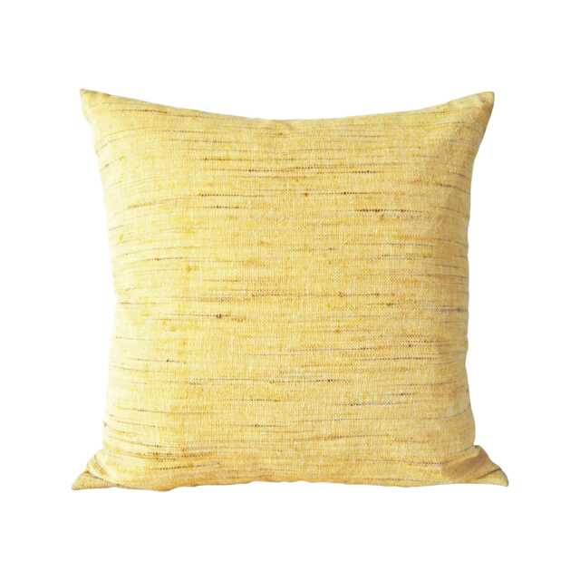 Dull Yellow Throw Pillow Cover 22x22, Farmhouse Pillows, 20x20, Light Cushion Cover, Sectional Couch 18x18 - image 1