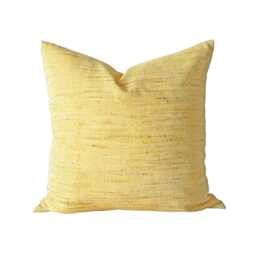 Dull Yellow Throw Pillow Cover 22x22, Farmhouse Pillows, 20x20, Light Cushion Cover, Sectional Couch 18x18 - thumbnail 2