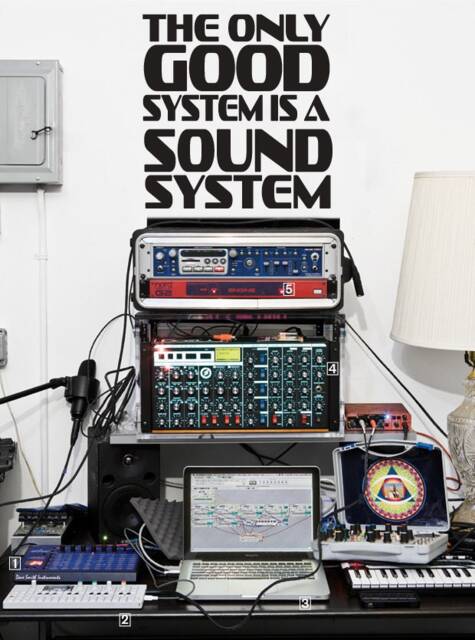 Wall Decal Quote The Only Good System Is A Sound System, Street Art Wall Sticker, Art Graffiti Decal, Urban Decor, Banksy Typo - image 1