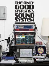 Wall Decal Quote The Only Good System Is A Sound System, Street Art Wall Sticker, Art Graffiti Decal, Urban Decor, Banksy Typo - thumbnail 1