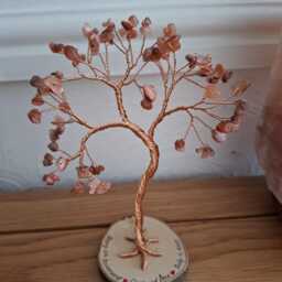 Personalised Green Jade Tree, 35Th Anniversary Gift For Parents, 12Th Present With Custom Message - thumbnail 4