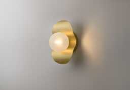 Brass Wall Lighting - Blackened Lamp Vanity Light Fixture, Sconce, Lamp, , Small - thumbnail 1