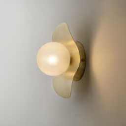 Brass Wall Lighting - Blackened Lamp Vanity Light Fixture, Sconce, Lamp, , Small - thumbnail 4