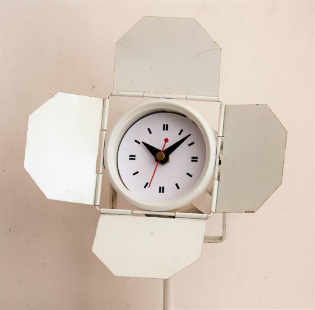 New 35cm Upcycled Mantel Clock - Recycled Spot Light Vintage Modern Desk Off The Wall Clocks - image 1