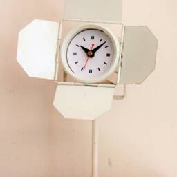 New 35cm Upcycled Mantel Clock - Recycled Spot Light Vintage Modern Desk Off The Wall Clocks - thumbnail 2