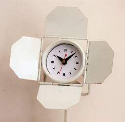 New 35cm Upcycled Mantel Clock - Recycled Spot Light Vintage Modern Desk Off The Wall Clocks