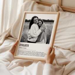 Personalised Mum Print - Definition Photo Gift, Birthday Gift Gifts For Mum, Framed Mother Prints - thumbnail 2