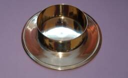 Candlestick Silver Or Gold Polished Candles 6 cm - thumbnail 1