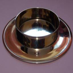 Candlestick Silver Or Gold Polished Candles 6 cm - thumbnail 2