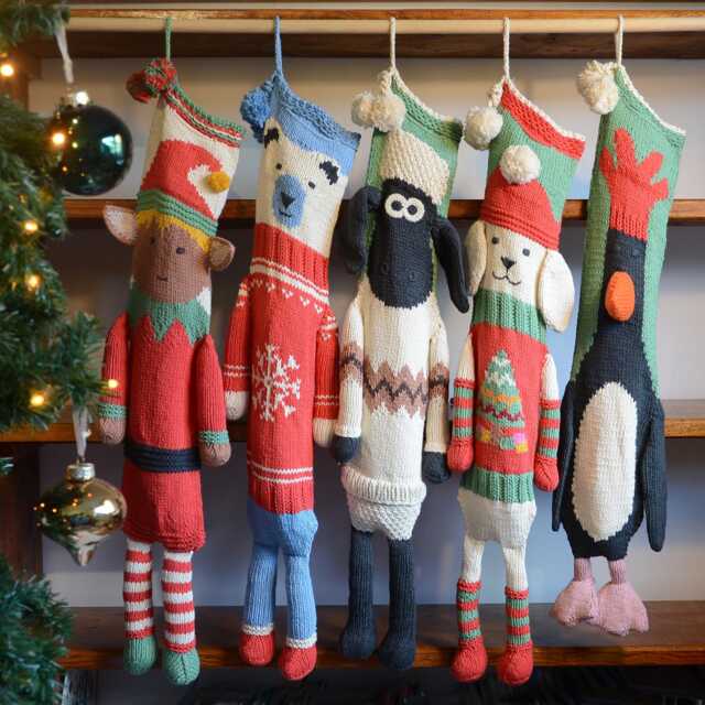 Army-Leggy Christmas Stockings With Shaun & Feathers Mcgraw 2 - image 1