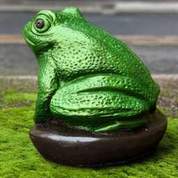 Concrete Frog Sculpture Outdoor Swamp Statue Cement Water Animal Figurine Stone Decoration Handmade Ornament Frog Lover Gift - thumbnail 4