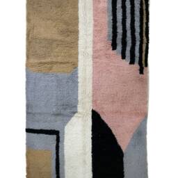 Modern Pattern Rug- Moroccan Authentic Handmade Rug - Genuine Wool Made To Order- Berber Style- Worldwide Shipping- Shag Area Rug - thumbnail 2