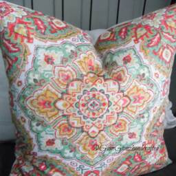 2 Color Choicestile Pattern.toss Pillow.throw Pillows.slipcovers.pillow Covers.spring Decor.summer Decor.accent Pillow.cushions.farmhouse - thumbnail 3