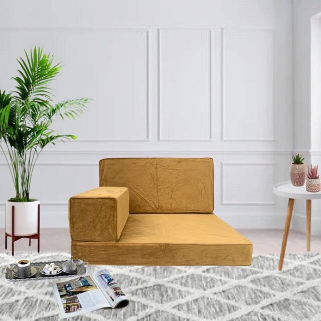 Handmade Velvet Floor Sofa Set - Bohemian Style Lounge Seating - image 1