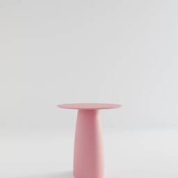 Kopar Round Baby Blue Color Dining Table D690mm - thumbnail 4
