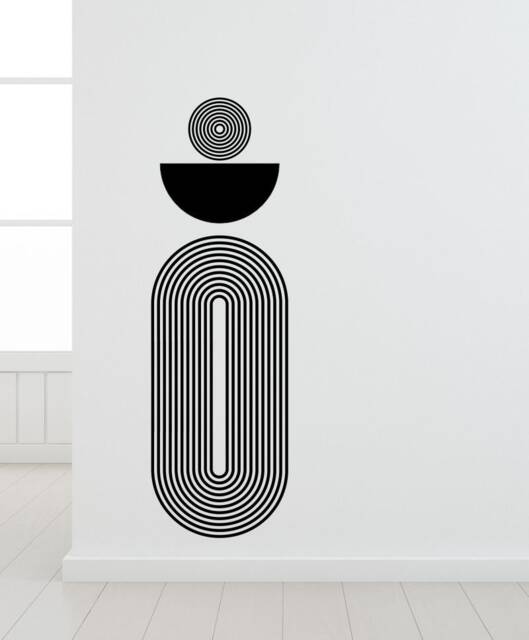 Sale Geometric Wall Decals Abstract Circle Vinyl Stickers - image 1