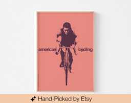 "Cycling Poster Print - African American Champion Marshal ""Major" - thumbnail 1